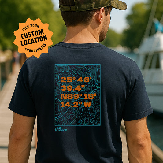 Custom Fishing Location T-Shirt